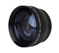 Foemey Teleobjetivo de aumento 2X de 52 mm para cámara AF-S de 18-55 mm, 55-200 mm