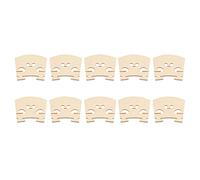 Foemey Violin Bridge 4/4 Maple Leaf Violin Bridge Paquete de 10 Piezas de Violín Código Violín