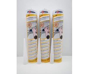 Förch K126 - Juego de 3 adhesivos para alerón (1 K, 1 unidad), color negro