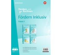 Fördern Inklusiv - Ausgabe 2024: Hefte 1-4 im Paket Denken und Rec (Tapa blanda)