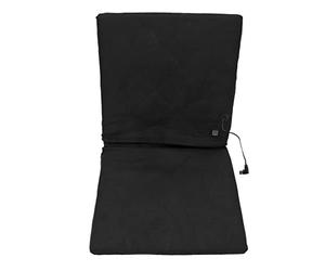 Fofetbfo Cojín de Asiento con Calefacción Portátil, Cojín de Asiento de Estadio con Calefacción Plegable, Cojín de Asiento de Espuma Viscoelástica Oficina, Hogar, Juegos(Negro)