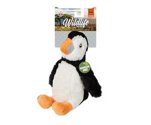 FOFOS Juguete de Peluche Interactivo para Perro Aimais Salvajes Juguete Chirriante para Perros, Hecho de Poliéster de Felpa Suave, abrazar, Masticar, Buscar y Tirar (Pingüino)