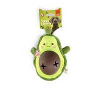 FOFOS Juguete de Peluche para Perros con Dispensador de Snacks - con Chirriador Interno, Juguete Suave, Tejido Reforzado Duradero, Juguete Interactivo para Perros de Todas Las Razas (Aguacate)