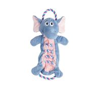 FOFOS | Juguete de Peluche Resistente con Cuerda - para Perros (Elefante)