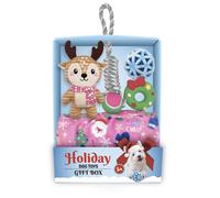 FOFOS Juguete de Peluche para Perros Perros (Pack Papá Noel (5 Piezas))