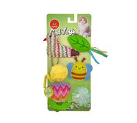 FOFOS | Set de 6 Juguetes con Formas Divertidas y Catnip | Colección Limitada Primavera - para Gatos (Set de 6 Juguetes con Formas Divertidas y Catnip)