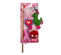 FOFOS | Set de 6 Juguetes - Incluye Varita y Juguetes con Dinosaurio (Colección Día de San Valentín) - Para Gato