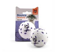 FOFOS | Super Pelota Saltarina Resistente (Morado y Blanco) - Para Perro