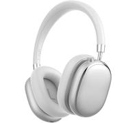 FOFUN NC95 Auriculares Inalámbricos de Diadema con Cancelación Activa de Ruido,Control con Perilla,Bluetooth 6.0,Modo de Transparencia,Control Mediante Aplicación,120 Horas de batería (Plata)