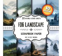 Fog Landscape Scrapbook Paper: 20 Double-Sided Misty Nature Designs for Origami, Wrapping, Card Making & Decoupage