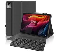 FOGARI - Funda de teclado para Lenovo Tab K11 Plus 11.45" 2024 - AZERTY francés Bluetooth inalámbrico teclado para Lenovo Tab K11 Plus, negro