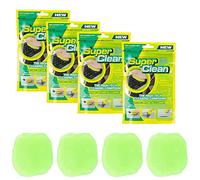 FOGARI Gel Limpieza para Teclado 4 Piezas, Gel Limpiador para el Interior del Coche - Gels Limpieza de Polvo para Automóviles,Teclado,Ordenador portátil, Slime Limpiador Universal de Polvo (Verde)