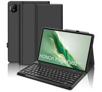 FOGARI Teclado para Honor Magic Pad 2 WiFi Tableta 12,3 Pulgadas 2024, AZERTY Francés Funda Teclado Magnético Bluetooth Inalámbrico Funda Funda Funda para Honor Magic Pad 2 12,3", Negro
