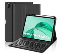 FOGARI Teclado para Honor Pad X8a/X8b 11" 2025 | Funda Honor Pad X8a/X8b con Español Ñ Teclado Bluetooth Magnético Desmontable para Tablet Honor Pad X8a/X8b 11", Negro