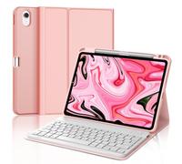 FOGARI Teclado para iPad Air 11 pulgadas (2024), QWERTY Italiana Keyboard Bluetooth desmontable con Touchpad inteligente, funda con iPad Pro 11" 4/3/2/1Gen, Air 6th/5th/4th Gen, oro rosa