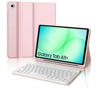 FOGARI Teclado para Samsung Tab A11 Plus 11" 2025, Funda para Galaxy Tab A11+ con Español Ñ Teclado Bluetooth para Tablet Samsung A11+ Plus 11" 2025 SM-X230/X235/X236B, Rosa