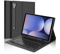 FOGARI Teclado Samsung Galaxy Tab S10 Ultra 14.6'' 2024 - Español Ñ QWERTY Teclado Ultra Delgada Retirable, Compatible con Samsung Galaxy Tab S10Ultra/S9Ultra 14.6", Negro