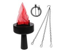Fogata Falsa Fuego Falso Chimenea Falsa Velas Flotantes Luces De Fuego Led Recargables Por Usb 3d Colgantes Pozo De Fuego Falso Realista Llamas De Fuego Artificiales Portátiles Para Navidad Casa