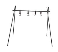 Fogata Soporte para cocinar Trípode Parrilla para barbacoa Utensilios de cocina para picnic al aire libre Suministros para fiestas Parrilla plegable portátil fácil de usar para