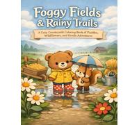 Foggy Fields & Rainy Trails: A Cozy Countryside Coloring Book of Puddles, Wildflowers, and Gentle Adventures (The Rainy Day Friends Collection)