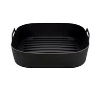 Fogli Rivestimento Per Airfryer Riutilizzabili - 8,7x1,9x2,Riutilizzabili Con Maniglia | Inserti Quadrati Per Cestello Friggitrice - per Forno Microonde Pizza Verdure Torte Patatine Cucina Casa Feste