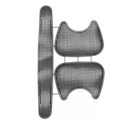 Foglio Di Rete Di Plastica 1 bolsa for axilas, malla for tejer, forro, tejido, lámina de plástico, accesorios, herramientas recorte for bricolaje Para Hacer Bolso(Color 02)