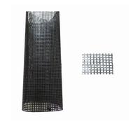 Foglio Di Rete Di Plastica Accesorios for bolsos, bolsa de plástico, rejilla malla, bolsas lona blancas y negras, hojas 33x50CM, hilo for manualidades Para Hacer Bolso(Black Large Grid)