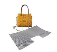 Foglio Di Rete Di Plastica Accesorios Tejido de malla plástico Lámina Costura DIY for bolsos tejidos Suministros for hacer carteras Proyectos crochet for Para Hacer Bolso