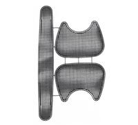 Foglio Di Rete Di Plastica Bolsa de malla for tejer, forro tejido, hoja plástico, accesorios, herramientas recorte DIY terciopelo Para Hacer Bolso(Color 3)