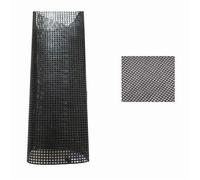Foglio Di Rete Di Plastica Bolsa de plástico for manualidades, rejilla malla, tela blanca y negra, cubierta red 33x50CM Para Hacer Bolso(Black Small Grid)