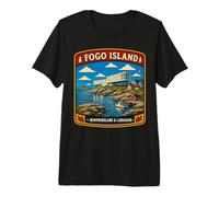 Fogo Island Canadá Viaje Familiar Fogo Island Vacaciones Camiseta Premium