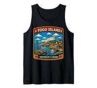 Fogo Island Canadá Viaje Familiar Fogo Island Vacaciones Camiseta sin Mangas