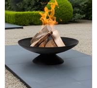 Fogón Cesta de fuego Horno de terraza Balcón Terraza Fuego de terraza Negro N...