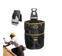 Fogukier Bolsa de cintura de carpintero, bolsa de cintura de herramientas - Bolsa de utilidad impermeable para carpintería - Bolsillos de cintura de carpintero, organizador de engranaje de
