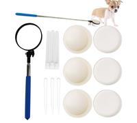 Fogukier Colector de para Perros y Gatos,Recolector de para Perros - Recogedor telescópico de para,Barra de para Perras pequeñas y Grandes, Kit de Prueba de para Embarazo de