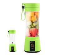 Fogukier Mini exprimidor de frutas, licuadora portátil - Exprimidor de frutas inalámbrico de 400 ml para batidos | Batidora de cocina con cuchillas de acero inoxidable para camping, comida campestre,