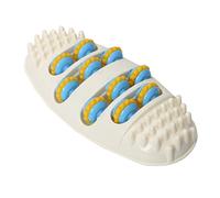 Fogun - Masajeador de pies de rueda ovalada portátil para el cuidado de los pies, herramientas de alivio del dolor de estrés