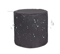 FOGUO Funda Muebles Jardin Impermeable 60X60cm, Funda Mesa Jardin Redonda Impermeable, Anti-UV Cubiertas de Mesa y Silla, Tela Oxford 420d, Resistente Al Polvo Funda Protectora Muebles Exterior