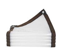 FOGUO Lona De Proteccion Transparente 3x1m, Lona Impermeable Exterior Transparente, Toldos Lona Transparente, Protección contra El Polvo Y Los Rayos UV, para Construcción Muebles