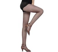 Fohevers Medias de red con pies para mujer, mallas de red para valla, mallas para bailar, Negro, Talla única