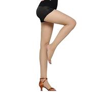 Fohevers Medias de red de punta abierta para mujer, mallas de red de valla, mallas para baile, Puntera abierta-Kaki, talla única