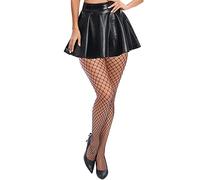 Fohevers Mujeres Red de Pesca Medias Alto Entallado Red de Pesca Medias Control Parte Superior Valla Red Pantys por Víspera de Todos los Santos