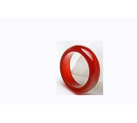 FOIDL Anillos De Jade Rojo De Ágata Natural, Joyería De Piedras Preciosas, Anillo De Banda, Piedras De Jade For Mujer, Joyería De Lujo, Anillos De Joyería For Mujer A La Moda (Size : 20-21)