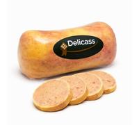 Foie Gras Entero Mi Cuit - Envio 24h- Mi cuit de Pato Alta Categoría - Textura Melosa y Sabor Fuerte, Elaboración Artesanal, Sin Gluten - Foie Mi Cuit Premium (200g)