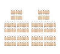 FOIJPPINP 100 Uds de Madera en de Madera Etiquetas Clave Personalizado o Mejor Regalo Artesanal