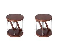 FOIJPPINP 2X Mesa de Tensegridad, Estructura de Tensegridad Juguete Científico Adornos de Mesa de Tensegridad Decoración del Hogar Juguete de Escritorio para Adultos Marrón