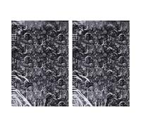 FOIJPPINP 2X PelíCula HidrográFica - ImpresióN por Transferencia de Agua - InmersióN HidráUlica - Huesos Ondulados - 1 Metro