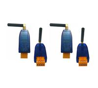 FOIJPPINP 4 Piezas Transceptores Inalámbricos RS485 20DBM 433Mhz Transmisor Y Receptor VHF/UHF Radio Módem para Cámara PTZ con Medidor Inteligente