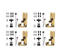 FOIJPPINP 4X Kit de Ratón Inalámbrico para Impresión 3D DIY Bamboo Lab, Modelo 002, Componentes de Ratón de Computadora con Piezas de Impresora y Hardware