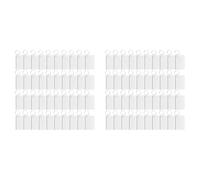 FOIJPPINP 60 Piezas Llaveros en de Sublimación Espacios en de Transferencia de de Doble Cara Tablero en de MDF Llaveros en para Bricolaje y Manualidades